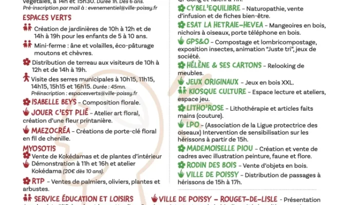 Intervenant de la fête de la nature