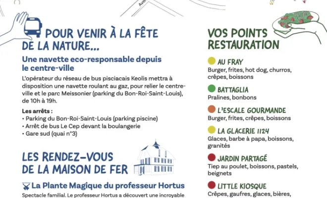 Plan pour organiser sa venue à la fête de la nature
