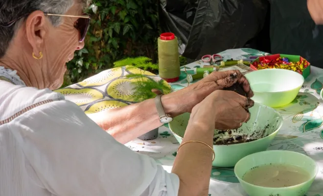 Fête de la nature à Poissy : le stand de Myosotys, partenaire d'ALT Corporation, Chanteloup-les-Vignes, ALT CORPORATION